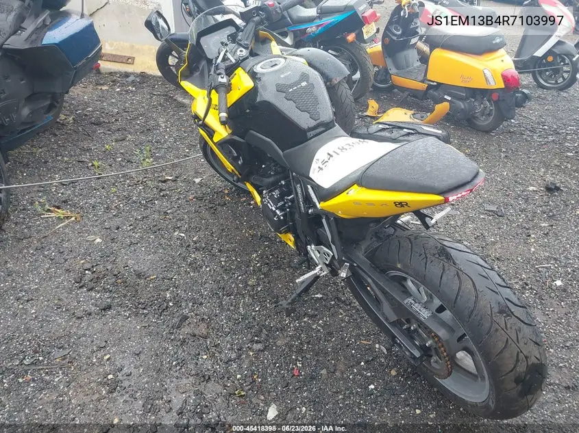 2024 Suzuki Gsx800 F VIN: JS1EM13B4R7103997 Lot: 45418398