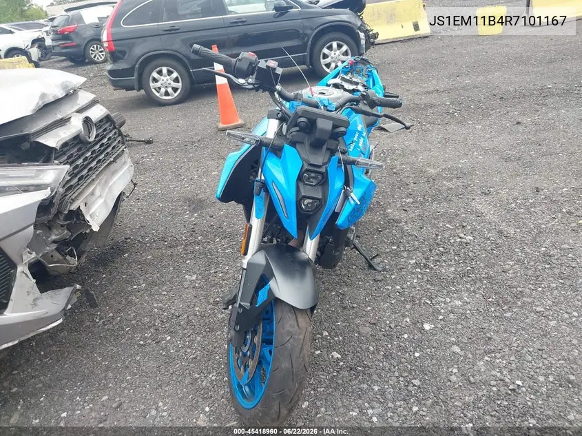 2024 Suzuki Gsx800 R VIN: JS1EM11B4R7101167 Lot: 45418960