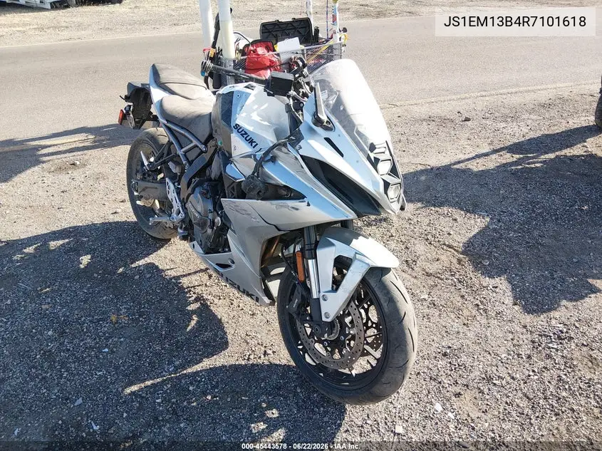 2024 Suzuki Gsx800 F VIN: JS1EM13B4R7101618 Lot: 45443578