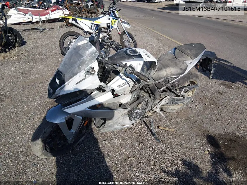 2024 Suzuki Gsx800 F VIN: JS1EM13B4R7101618 Lot: 45443578