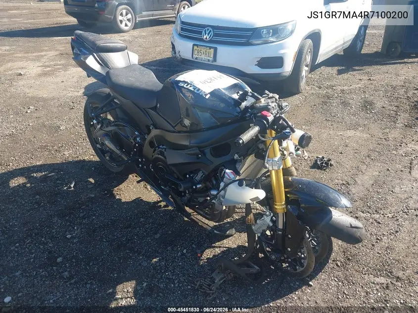 2024 Suzuki Gsx-R750 VIN: JS1GR7MA4R7100200 Lot: 45451830