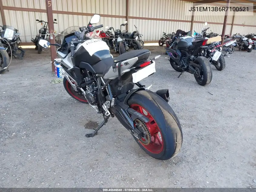 2024 Suzuki Gsx800 F VIN: JS1EM13B6R7100521 Lot: 45546548