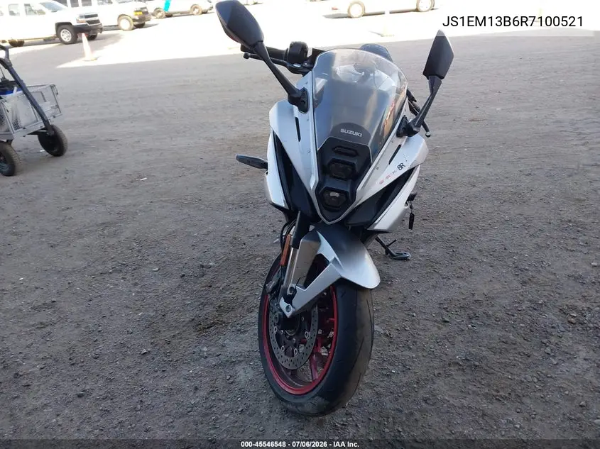 2024 Suzuki Gsx800 F VIN: JS1EM13B6R7100521 Lot: 45546548