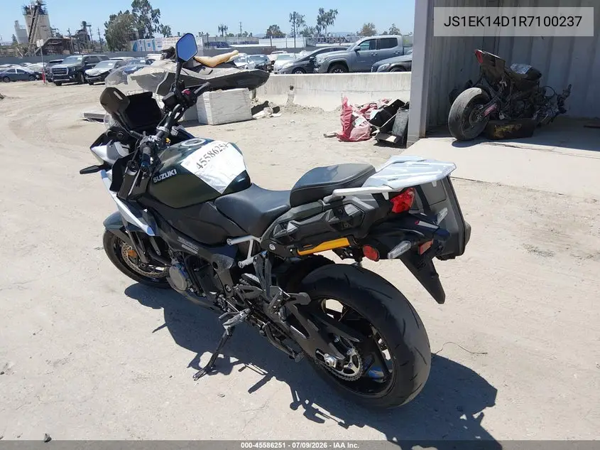 2024 Suzuki Gsx1000 Gx VIN: JS1EK14D1R7100237 Lot: 45586251