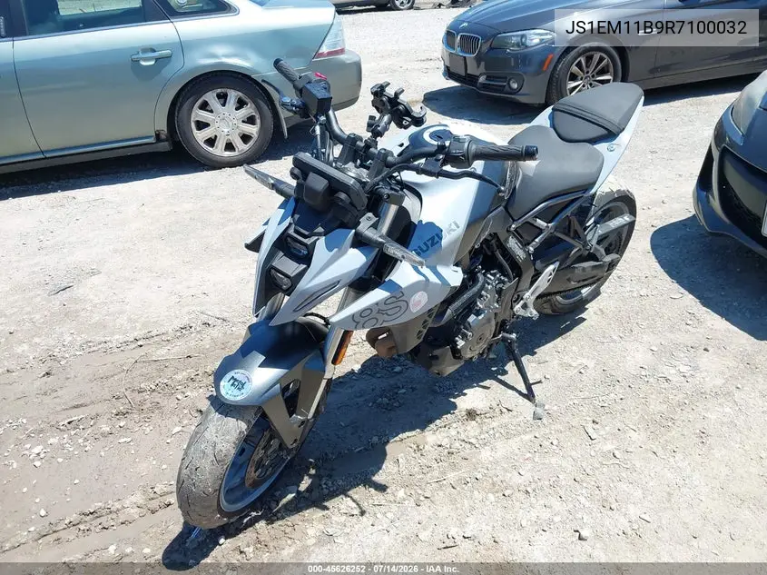 2024 Suzuki Gsx800 R VIN: JS1EM11B9R7100032 Lot: 45626252