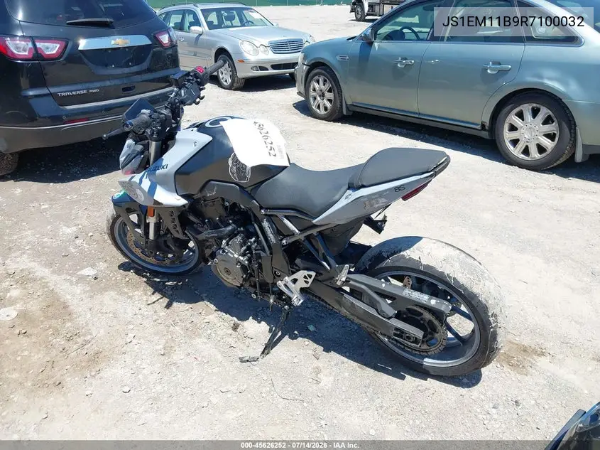 2024 Suzuki Gsx800 R VIN: JS1EM11B9R7100032 Lot: 45626252