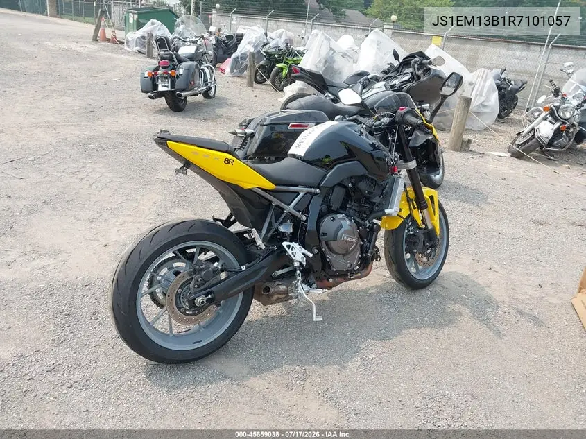 2024 Suzuki Gsx800 F VIN: JS1EM13B1R7101057 Lot: 45659038