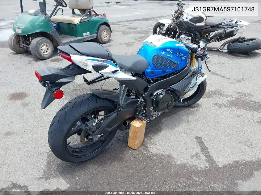 2025 Suzuki Gsx-R750 VIN: JS1GR7MA5S7101748 Lot: 42818985