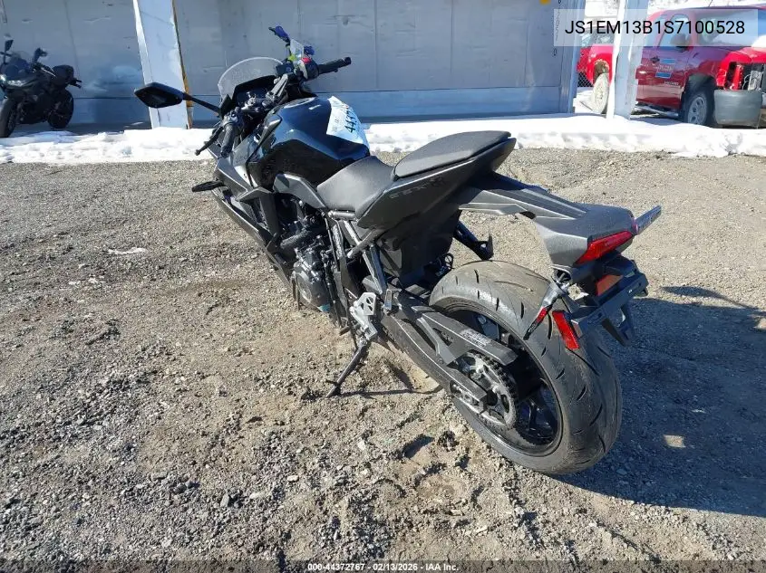 2025 Suzuki Gsx800 F VIN: JS1EM13B1S7100528 Lot: 44372767