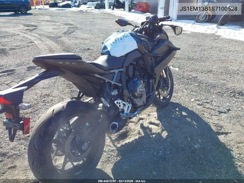 2025 Suzuki Gsx800 F VIN: JS1EM13B1S7100528 Lot: 44372767