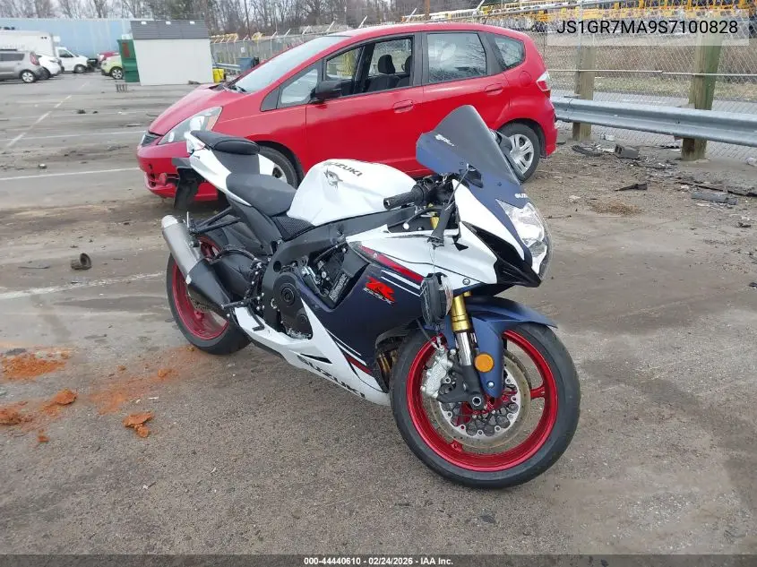 2025 Suzuki Gsx-R750 VIN: JS1GR7MA9S7100828 Lot: 44440610