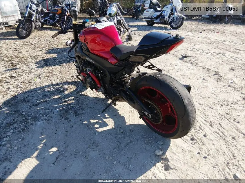 2025 Suzuki Gsx-R1000 VIN: JS1DM11B5S7100059 Lot: 44440901
