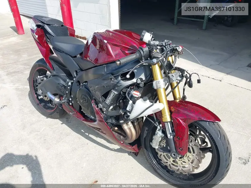 2025 Suzuki Gsx-R750 VIN: JS1GR7MA3S7101330 Lot: 44963507