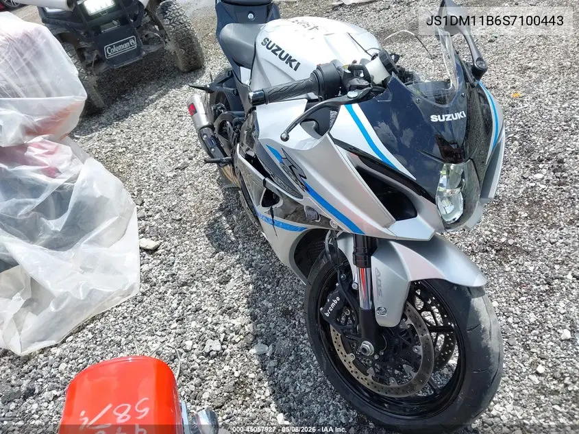 2025 Suzuki Gsx-R1000 VIN: JS1DM11B6S7100443 Lot: 45057927