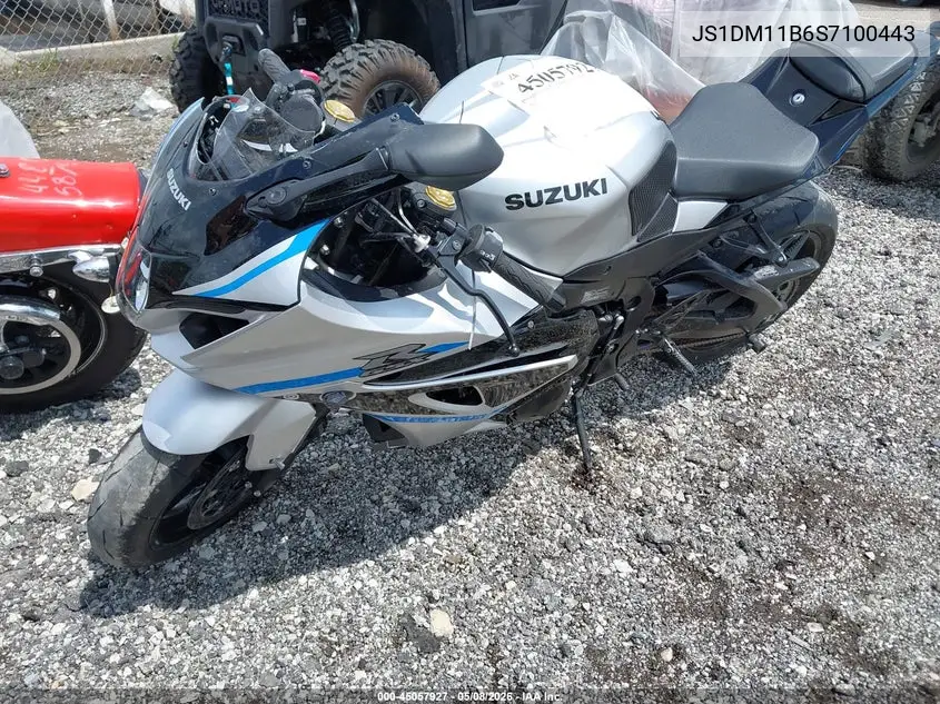 2025 Suzuki Gsx-R1000 VIN: JS1DM11B6S7100443 Lot: 45057927