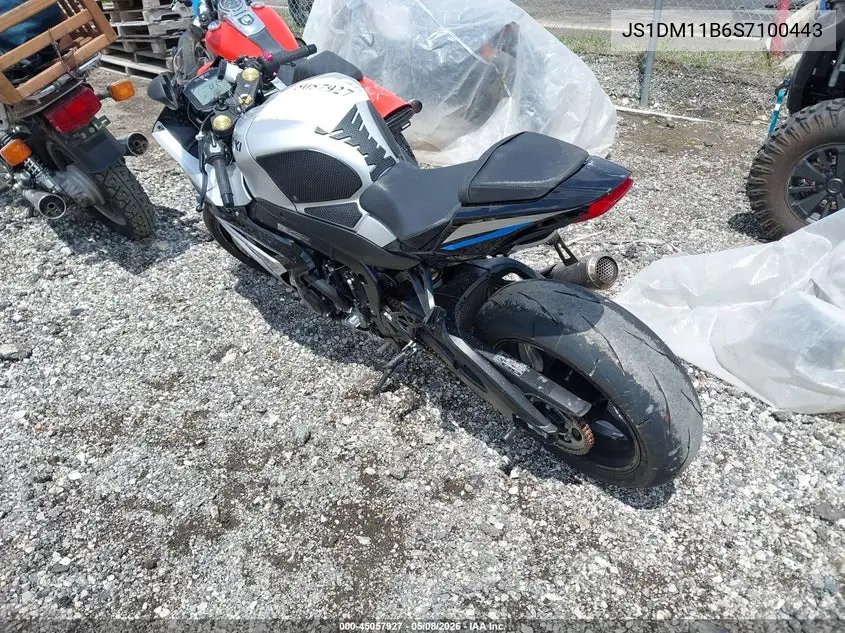 2025 Suzuki Gsx-R1000 VIN: JS1DM11B6S7100443 Lot: 45057927