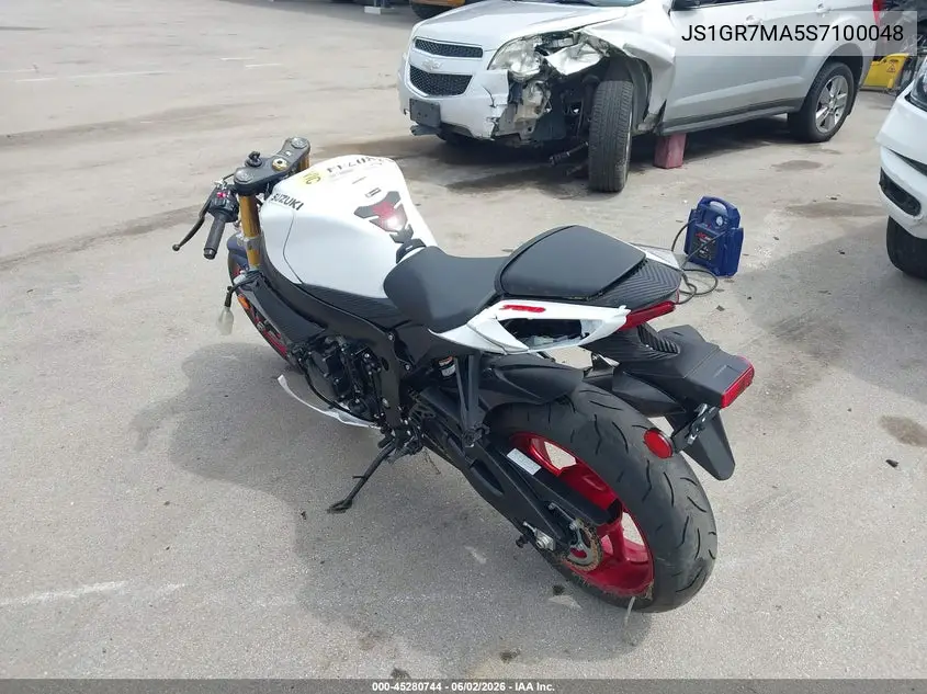 2025 Suzuki Gsx-R750 VIN: JS1GR7MA5S7100048 Lot: 45280744