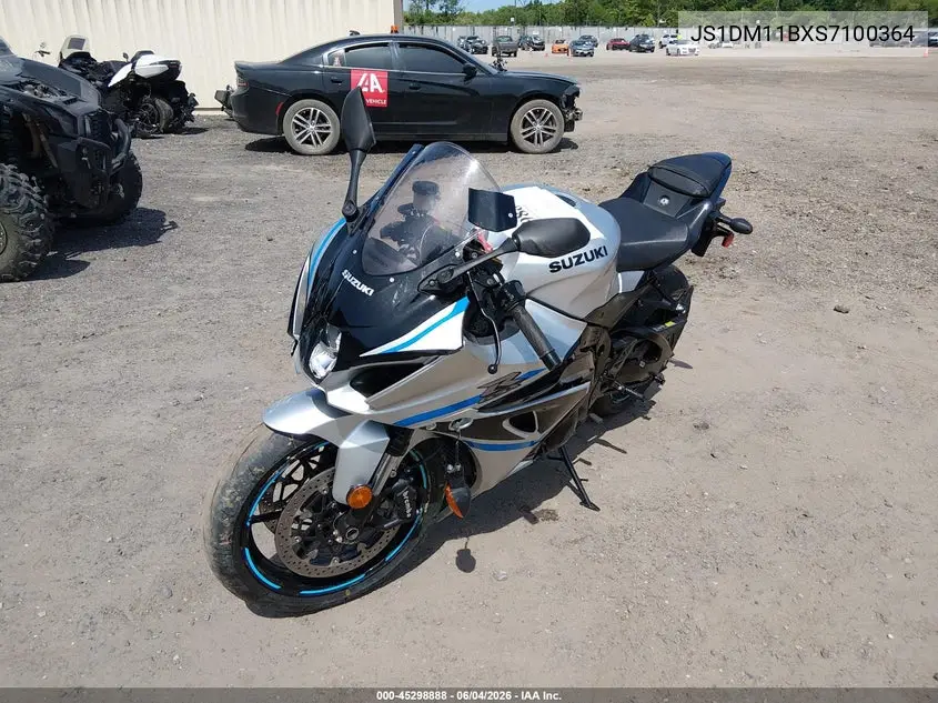 2025 Suzuki Gsx-R1000 VIN: JS1DM11BXS7100364 Lot: 45298888