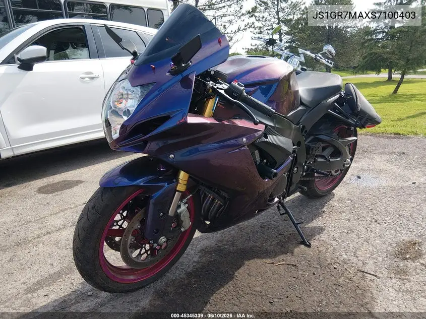 2025 Suzuki Gsx-R750 VIN: JS1GR7MAXS7100403 Lot: 45345339
