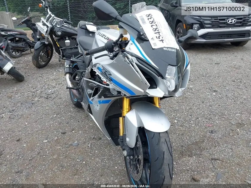 2025 Suzuki Gsx-R1000 R VIN: JS1DM11H1S7100032 Lot: 45482838
