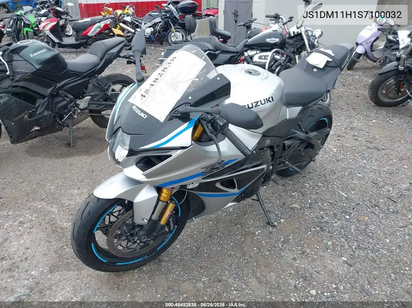 2025 Suzuki Gsx-R1000 R VIN: JS1DM11H1S7100032 Lot: 45482838