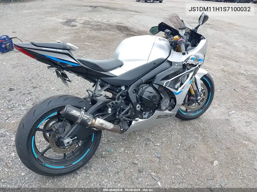 2025 Suzuki Gsx-R1000 R VIN: JS1DM11H1S7100032 Lot: 45482838