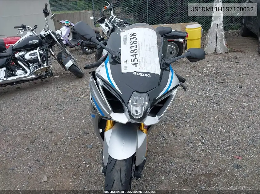 2025 Suzuki Gsx-R1000 R VIN: JS1DM11H1S7100032 Lot: 45482838