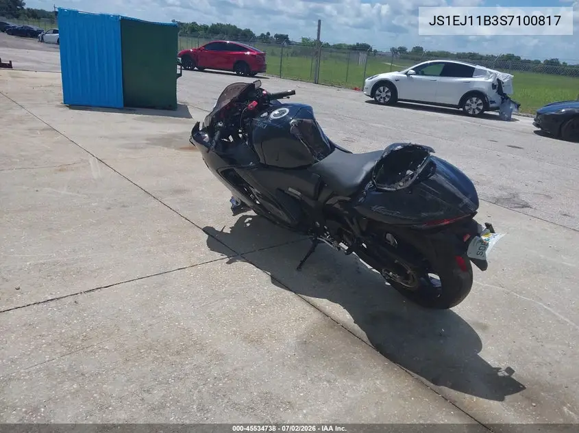 2025 Suzuki Gsx1300 Rr VIN: JS1EJ11B3S7100817 Lot: 45534738