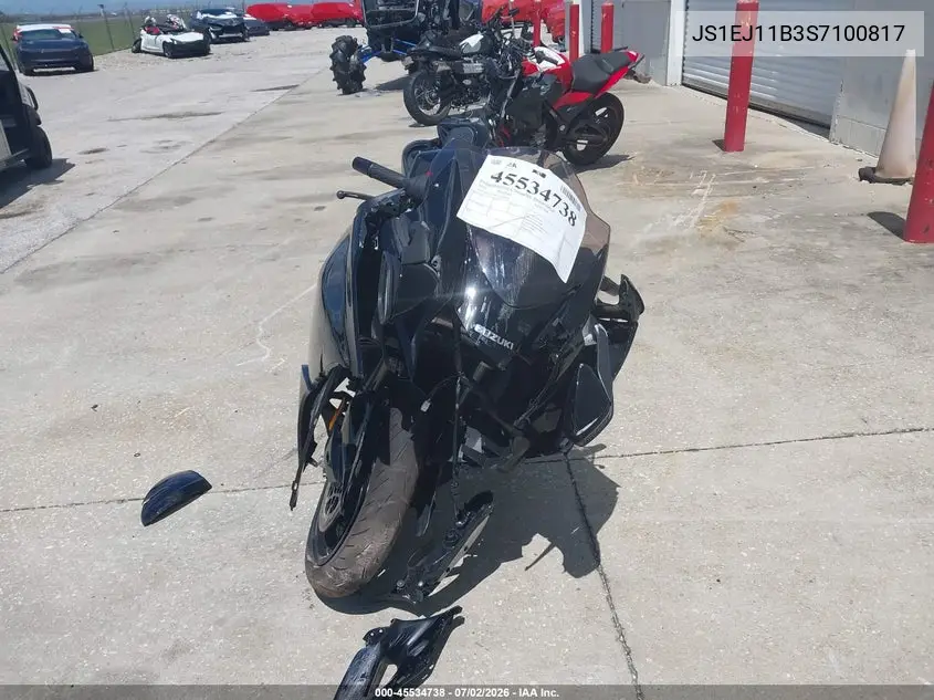 2025 Suzuki Gsx1300 Rr VIN: JS1EJ11B3S7100817 Lot: 45534738