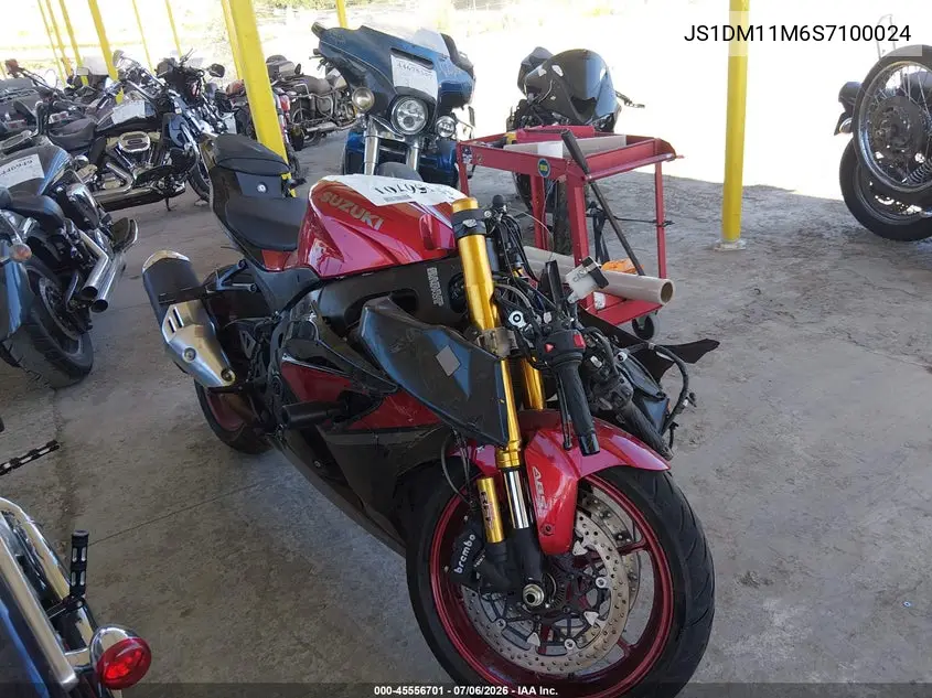 2025 Suzuki Gsx-R1000 R VIN: JS1DM11M6S7100024 Lot: 45556701