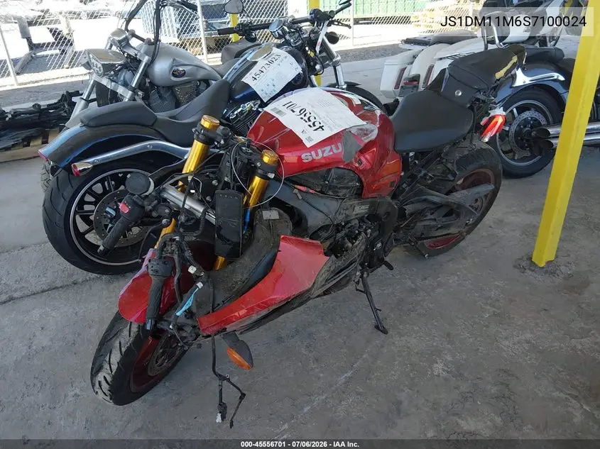 2025 Suzuki Gsx-R1000 R VIN: JS1DM11M6S7100024 Lot: 45556701