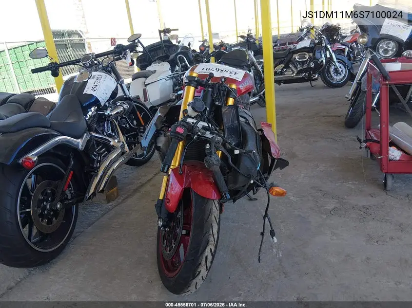 2025 Suzuki Gsx-R1000 R VIN: JS1DM11M6S7100024 Lot: 45556701