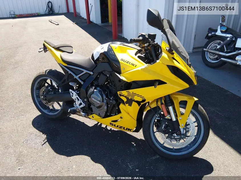 2025 Suzuki Gsx800 F VIN: JS1EM13B6S7100444 Lot: 45584113