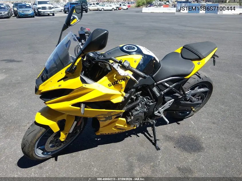 2025 Suzuki Gsx800 F VIN: JS1EM13B6S7100444 Lot: 45584113