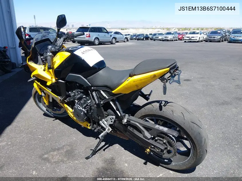 2025 Suzuki Gsx800 F VIN: JS1EM13B6S7100444 Lot: 45584113