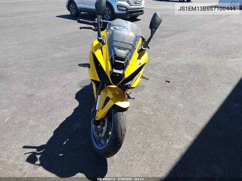 2025 Suzuki Gsx800 F VIN: JS1EM13B6S7100444 Lot: 45584113