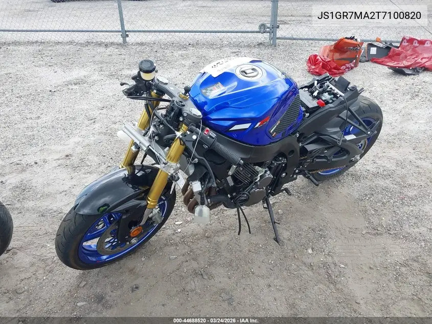 2026 Suzuki Gsx-R750 VIN: JS1GR7MA2T7100820 Lot: 44688520