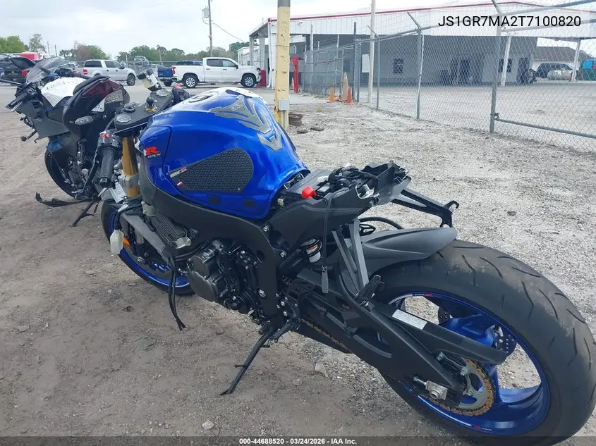 2026 Suzuki Gsx-R750 VIN: JS1GR7MA2T7100820 Lot: 44688520