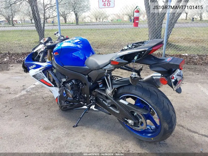 2026 Suzuki Gsx-R750 VIN: JS1GR7MA9T7101415 Lot: 44797623