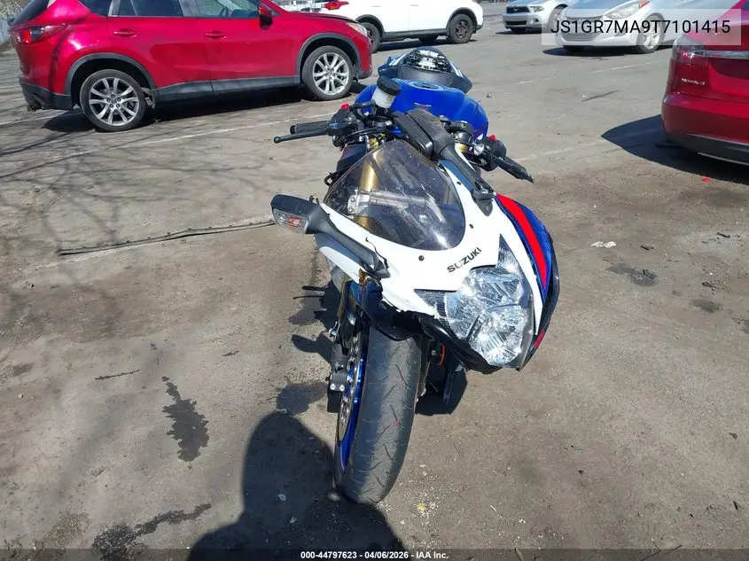 2026 Suzuki Gsx-R750 VIN: JS1GR7MA9T7101415 Lot: 44797623