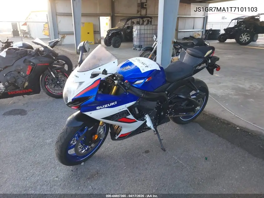 2026 Suzuki Gsx-R750 VIN: JS1GR7MA1T7101103 Lot: 44887365