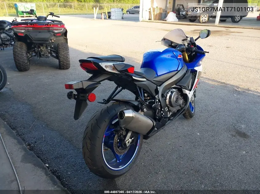 2026 Suzuki Gsx-R750 VIN: JS1GR7MA1T7101103 Lot: 44887365