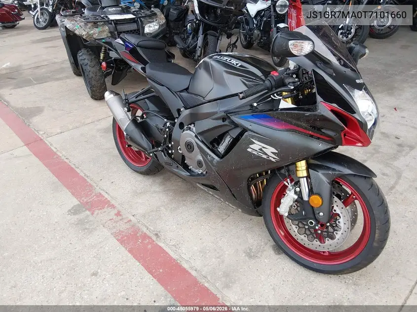 2026 Suzuki Gsx-R750 VIN: JS1GR7MA0T7101660 Lot: 45055979