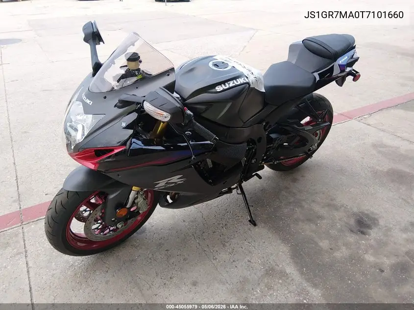 2026 Suzuki Gsx-R750 VIN: JS1GR7MA0T7101660 Lot: 45055979