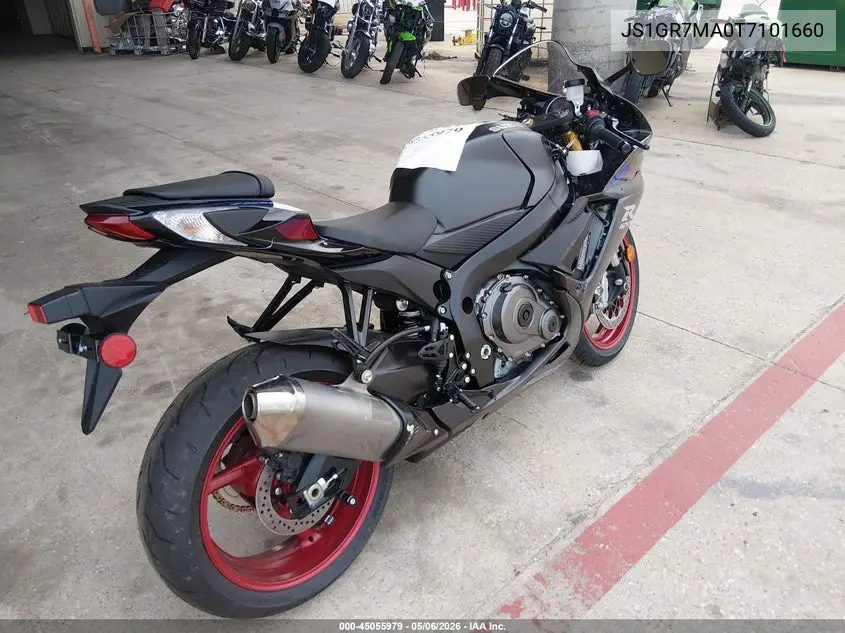 2026 Suzuki Gsx-R750 VIN: JS1GR7MA0T7101660 Lot: 45055979