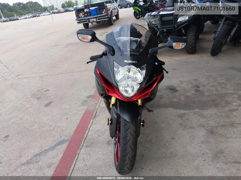2026 Suzuki Gsx-R750 VIN: JS1GR7MA0T7101660 Lot: 45055979