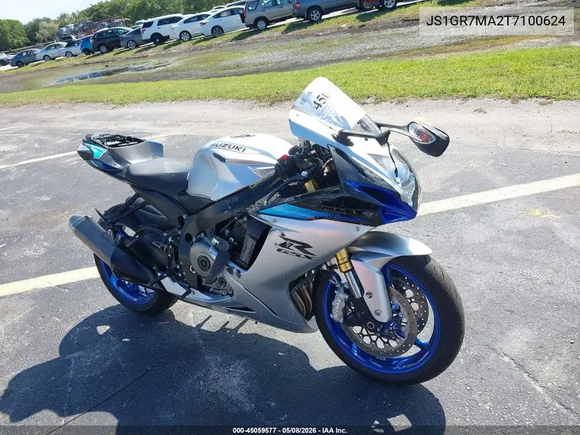 2026 Suzuki Gsx-R750 VIN: JS1GR7MA2T7100624 Lot: 45059577