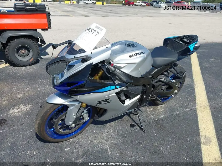 2026 Suzuki Gsx-R750 VIN: JS1GR7MA2T7100624 Lot: 45059577