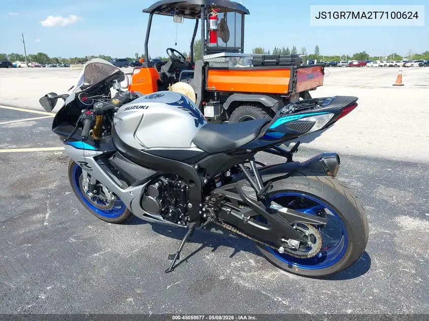 2026 Suzuki Gsx-R750 VIN: JS1GR7MA2T7100624 Lot: 45059577
