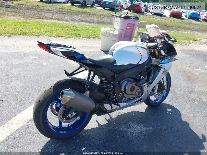 2026 Suzuki Gsx-R750 VIN: JS1GR7MA2T7100624 Lot: 45059577